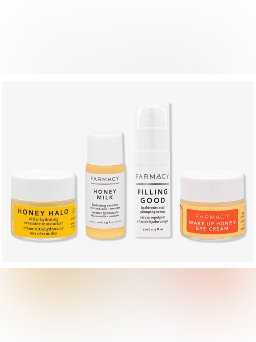 FARMACY 4p Honey Milk Essence Honey Halo Moisturizer Wake Up Honey Filling Good